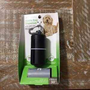 So Phresh Dog waste bags With Dispenser & dog leash‎ clip With 2 Rolls 30 Ct